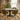 Quatropi Hattie & Venus 4 Seater Round Extendable Dining Set Green & Light Grey Ceramic