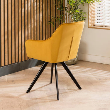 Quatropi Josie Dining Chair Mustard