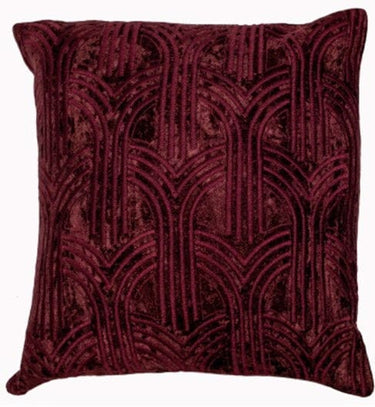 Quatropi Lalique Aubergine Scatter Cushion 45cm