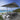 Quatropi Large Cantilever Garden Parasol Umbrella with Weighted Base Grey 3x4m