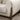 Quatropi Large Modern 3 Seater Sofa Designer Settee Couch Cream Chenille Fabric