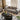 Quatropi Large Modern 3 Seater Sofa Designer Settee Couch Grey Chenille Fabric