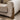 Quatropi Large Modern 3 Seater Sofa Designer Settee Couch Mink Chenille Fabric