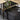 Quatropi Large Modern Nested Coffee Table Black Oak Glass Brass Metal 120x65cm