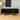 Quatropi Large Modern Sideboard Buffet Cabinet Black Oak Gold 200cm