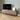 Quatropi Large Modern TV Stand Unit Cabinet with Storage Gold Wood Glass 200cm