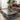 Quatropi Large Square Modern Coffee Table Matte Taupe Grey Metal Legs 120cm