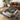 Quatropi Large Square Modern Coffee Table Storage Matte White Metal Legs 100cm