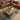 Quatropi Large Square Wooden Coffee Table Parquet Industrial Metal Legs 120cm