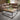 Quatropi Large Wooden Square Coffee Table Industrial Reclaimed Oak Metal 90cm