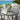 Quatropi Leno & Sun 2 Seater Round Outdoor Garden Dining Set Grey Aluminium