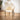 Quatropi Loki Faux Leather Carver Dining Chair Cream