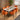 Quatropi Loki Velvet Carver Dining Chair Burnt Orange