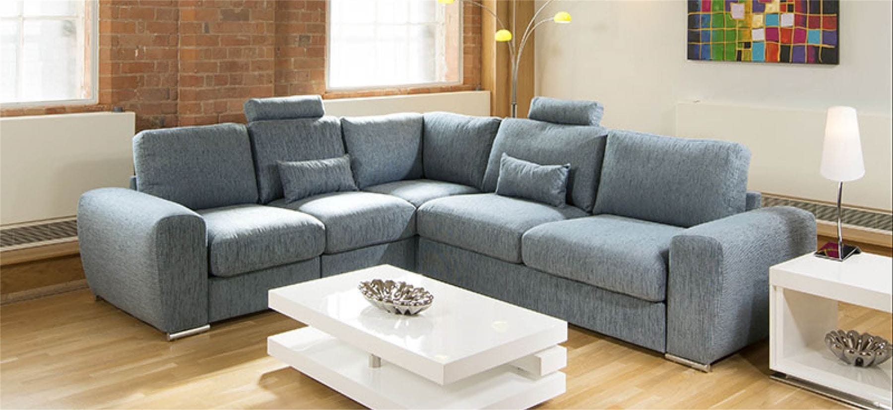 Quatropi Luxurious Extra Deep Sectional Modular L Shape Corner Sofa Grande 5RH