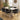 Quatropi Luxury 6 Seater Ceramic Marble Dining Table and Chairs Set Black White