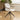 Quatropi Luxury Faux Leather Dining Chair with Arms Swivel Base Grey White Fabric