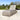Quatropi Luxury Outdoor Garden Cushioned Sun Lounger Rope Weave Beige 208x85cm