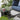 Quatropi Luxury Outdoor Garden Square End Coffee Table Black Rattan Clear Glass Crane