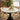 Quatropi Lyla & Venus 4 Seater Round Extendable Dining Set Yellow & Light Grey Ceramic