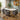 Quatropi Maple & Rudie 6 Seater Round Extendable Dining Set Mustard Yellow & Matte White Ceramic