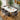 Quatropi Maple & Rudie 6 Seater Round Extendable Dining Set Mustard Yellow & Matte White Ceramic