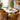 Quatropi Maple & Rudie 6 Seater Round Extendable Dining Set Mustard Yellow & White Ceramic