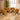 Quatropi Maple & Rudie 6 Seater Round Extendable Dining Set Mustard Yellow & White Ceramic
