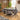 Quatropi Maple & Venus 6 Seater Round Extendable Dining Set Grey Ceramic