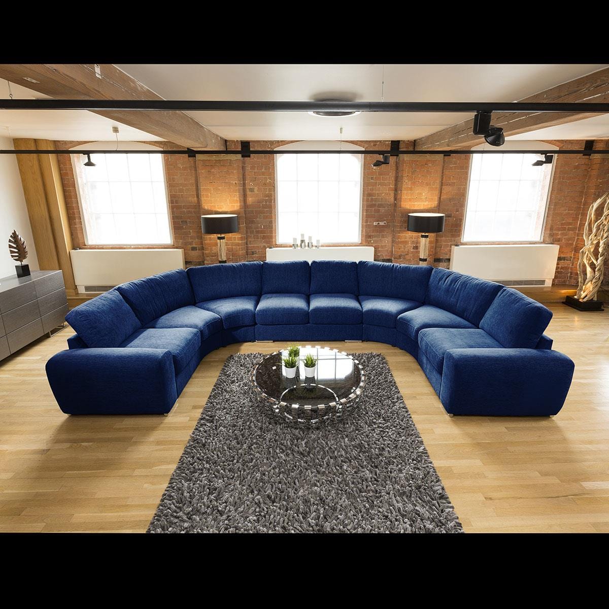 Quatropi Massive Modern Cinema U Shape Sofa Corner Group Any Colour Grande 25