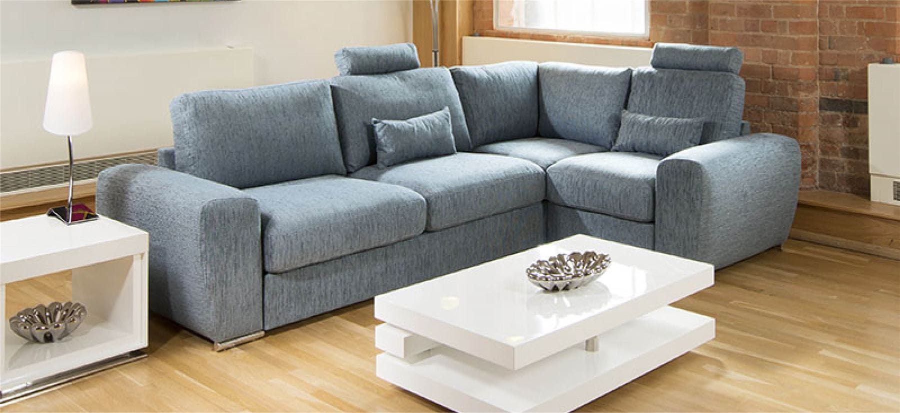 Quatropi Massive Modern Deep Sofa Couch Corner Group Any Colour Grande 8LH