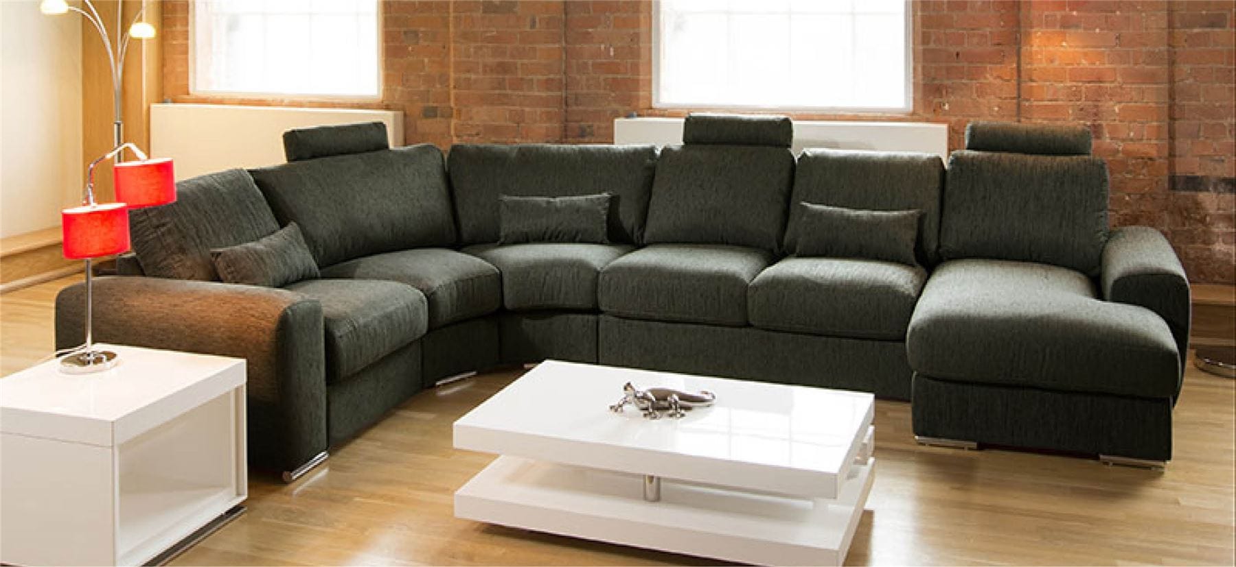 Quatropi Massive Ultra Modern High Quality Sofa Settee Corner Group Grande 24RH