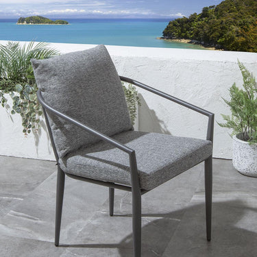 Quatropi Mia Outdoor Garden Dining Chair Grey