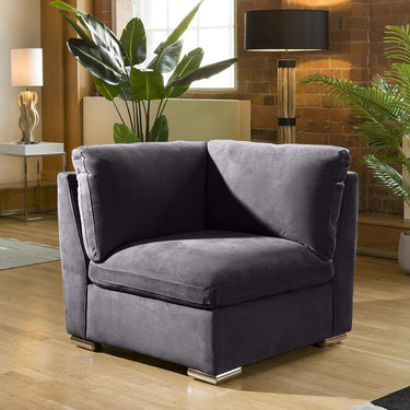 Quatropi Mikey Small 2 Seater Sofa Dark Grey 190x95cm 2S