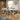 Quatropi Mila & Cain 6 Seater Extendable Dining Set Black & White Ceramic