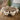 Quatropi Mila & Glasgow Wooden 8 Seater Round Dining Set Cream & Reclaimed Oak