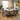 Quatropi Millie & Rudie 8 Seater Round Extendable Dining Set Grey & Black-Veined White Ceramic