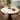 Quatropi Millie & Venusia Modern 6 Seater Round Dining Set Cream & White Ceramic