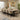 Quatropi Modern 10 Seat Live Edge Wooden Dining Table & Chair Set Natural Beige