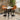 Quatropi Modern 2 Seater Bar Set Orange Velvet Adjustable Kitchen Bar Stools