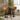 Quatropi Modern 2 Seater Bar Set Orange Velvet Adjustable Kitchen Bar Stools