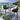 Quatropi Modern 2 Seater Outdoor Garden Bar Set Ceramic Aluminium Blue Charcoal