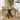 Quatropi Modern 2 Seater Small Round Solid Wood Dining Set Cream Faux Leather