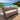 Quatropi Modern 3 Seater Aluminium Outdoor Garden Sofa Brown Rope 189cm