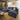 Quatropi Modern 4 Seat Small Modular L Shape Corner Sofa Couch Blue Fabric