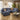 Quatropi Modern 4 Seat Small Modular L Shape Corner Sofa Couch Blue Fabric