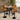 Quatropi Modern 4 Seater Bar Set Orange Velvet Adjustable Kitchen Bar Stools
