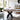 Quatropi Modern 4 Seater Round Dining Table Reclaimed Oak Black Metal 130cm