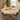 Quatropi Modern 6 Chair Natural Round Solid Wooden Dining Table Set Mink 150cm