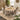 Quatropi Modern 6 Chair Natural Round Solid Wooden Dining Table Set Mink 150cm