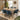 Quatropi Modern 6 Chair Natural Solid Wood Extending Dining Set Blue 160-230cm